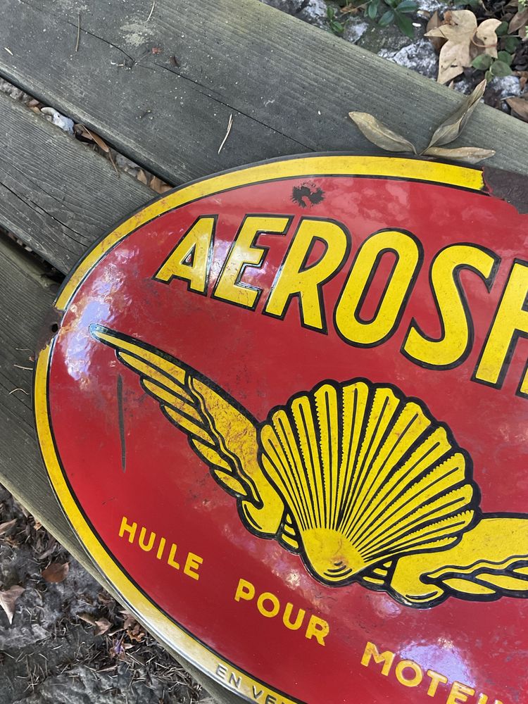 Placa esmalte aeroshell