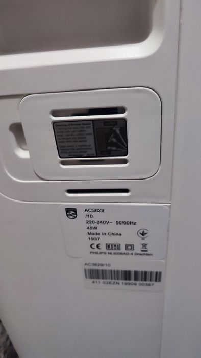 Oczyszczacz nawilżacz  powietrza Philipsi 2w1 AC3829/10 Nawilżanie pow