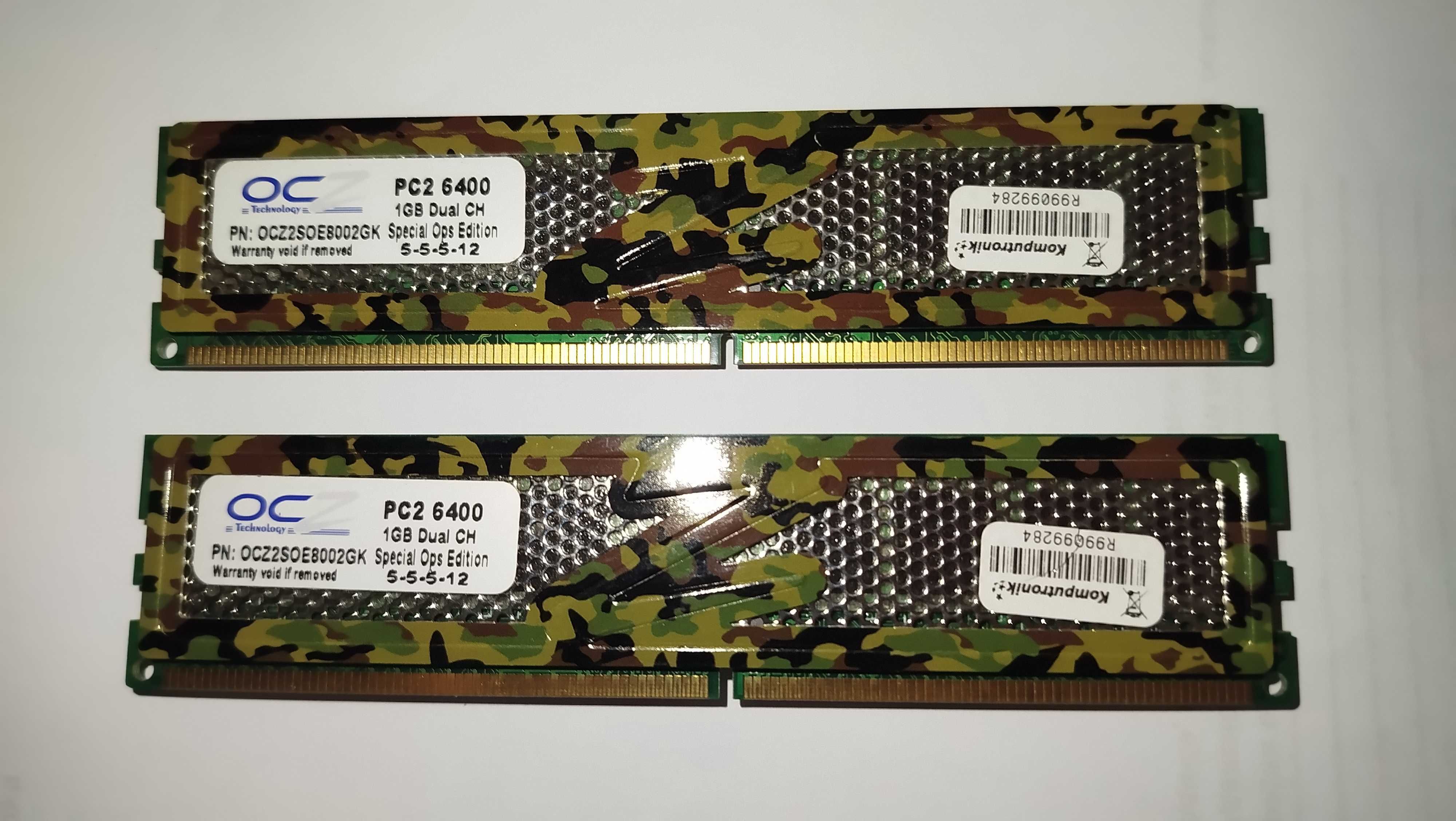 Оперативная память OCZ DDR2 2Gb (PC2-6400)