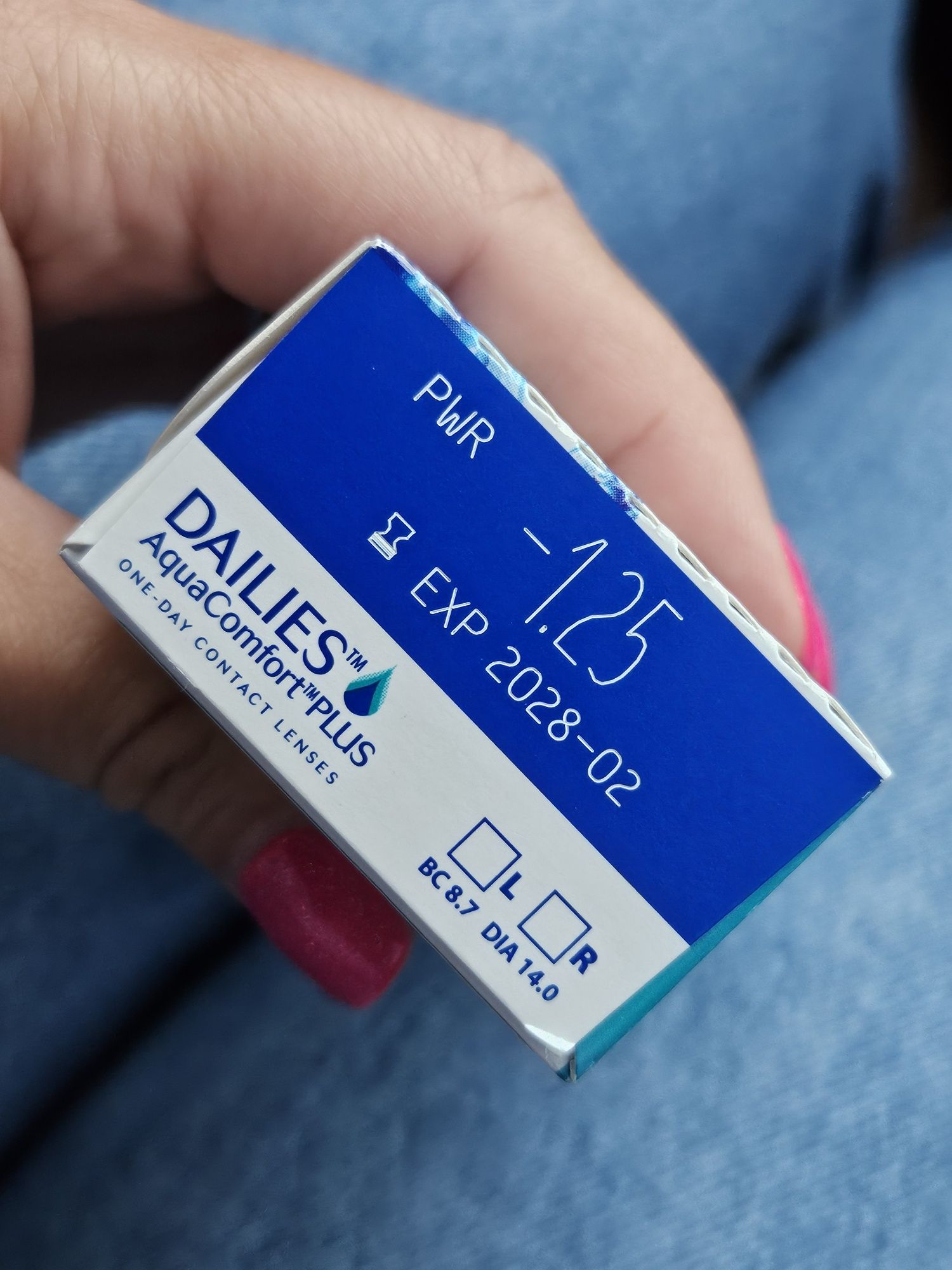 Soczewki Dailies AquaComfort Plus -1,25