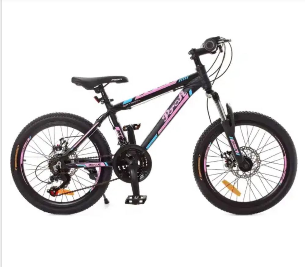 Велосипед Profi 20" Black/Pink (G20OPTIMAL A20.2)
