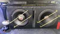 Subwoofer Sistema de som auto