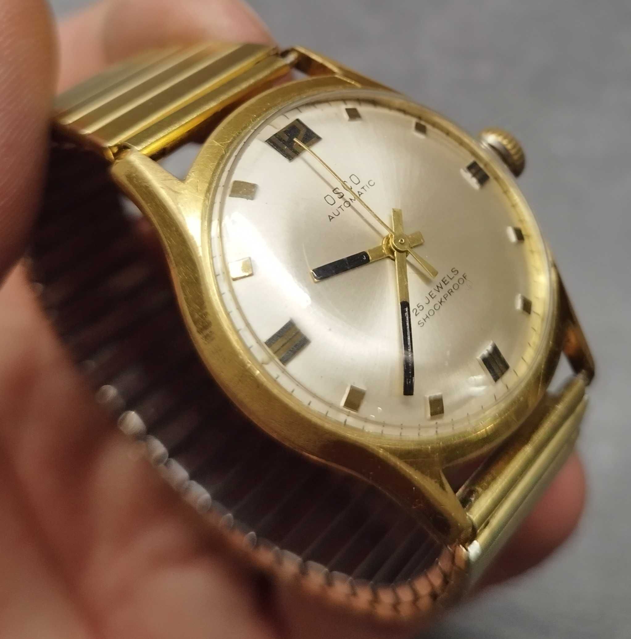 Śliczny zegarek niemiecki OSCO automatic vintage 60 lata kolekcja