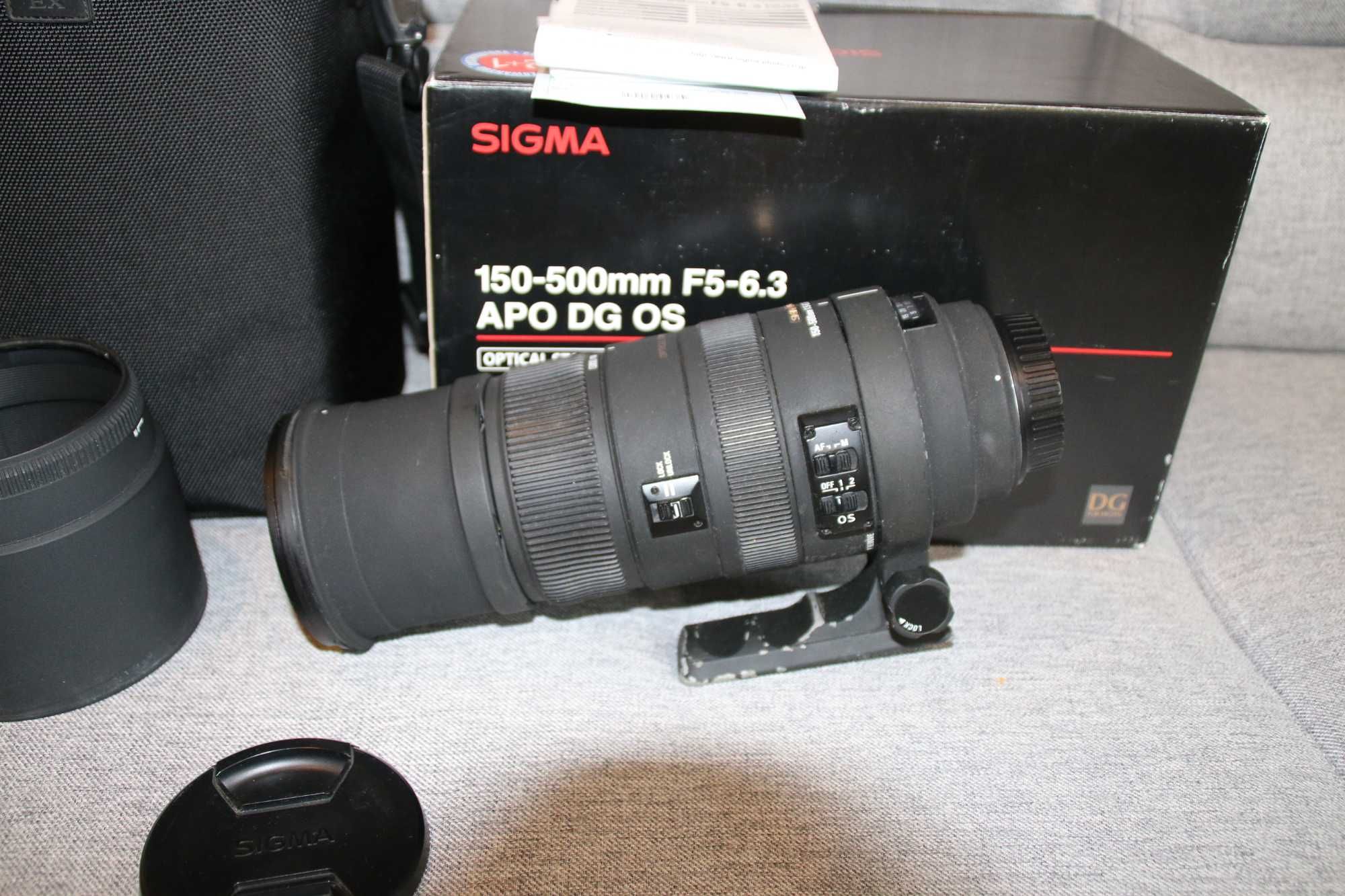 Sigma 150-500 mm f/5.0-6.3 APO DG OS HSM do canon