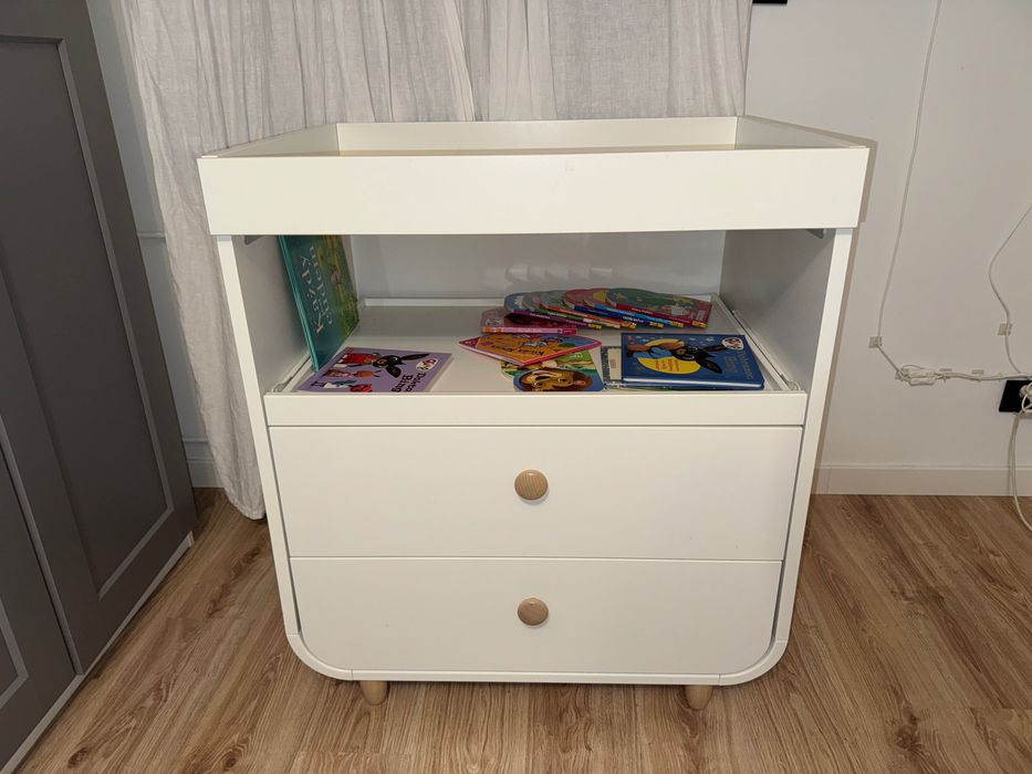Wielofunkcyjna Komoda z Przewijakiem, biała - IKEA MYLLRA