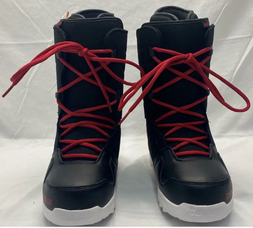 Thirty Two Men's 6 Exit Snowboard Boots Black Red White Size 10.5 USA