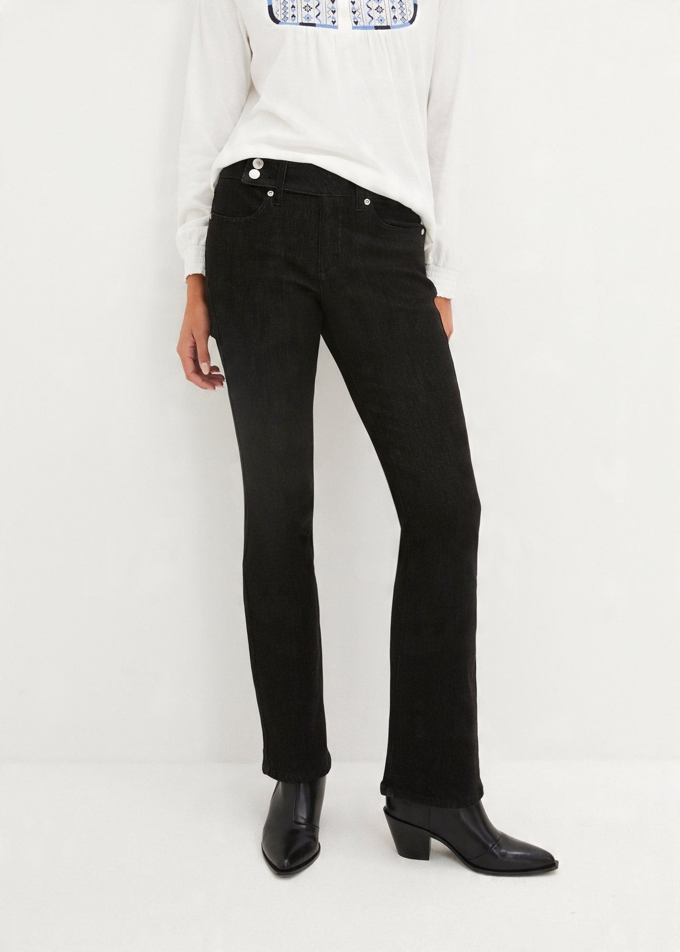 B.P.C czarne jeansy bootcut ^36