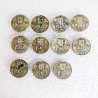 11 moedas de prata de 10 Escudos de 1954