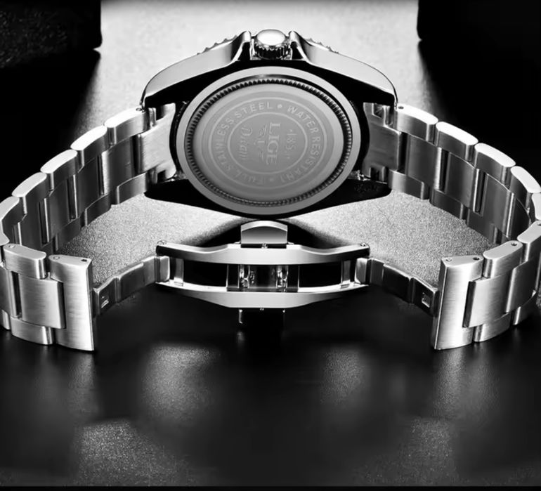 Часы LIGE дайверы кварцевые наручные (Rolex Submariner, diver)