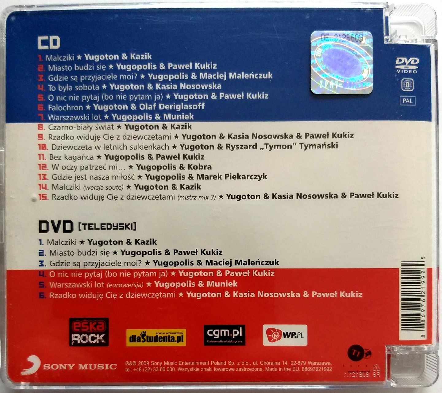 Yugoton Yugopolis The Best Of CD+DVD 2009r