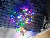100 LED lampki zewnętrzne multicolor