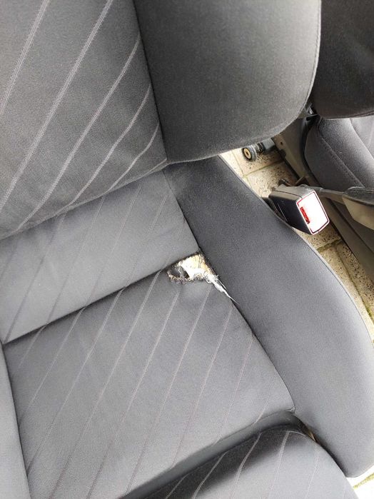 Fotele kanapa Recaro Audi S3 A3 VW Golf Bora Seat Leon materiałowe