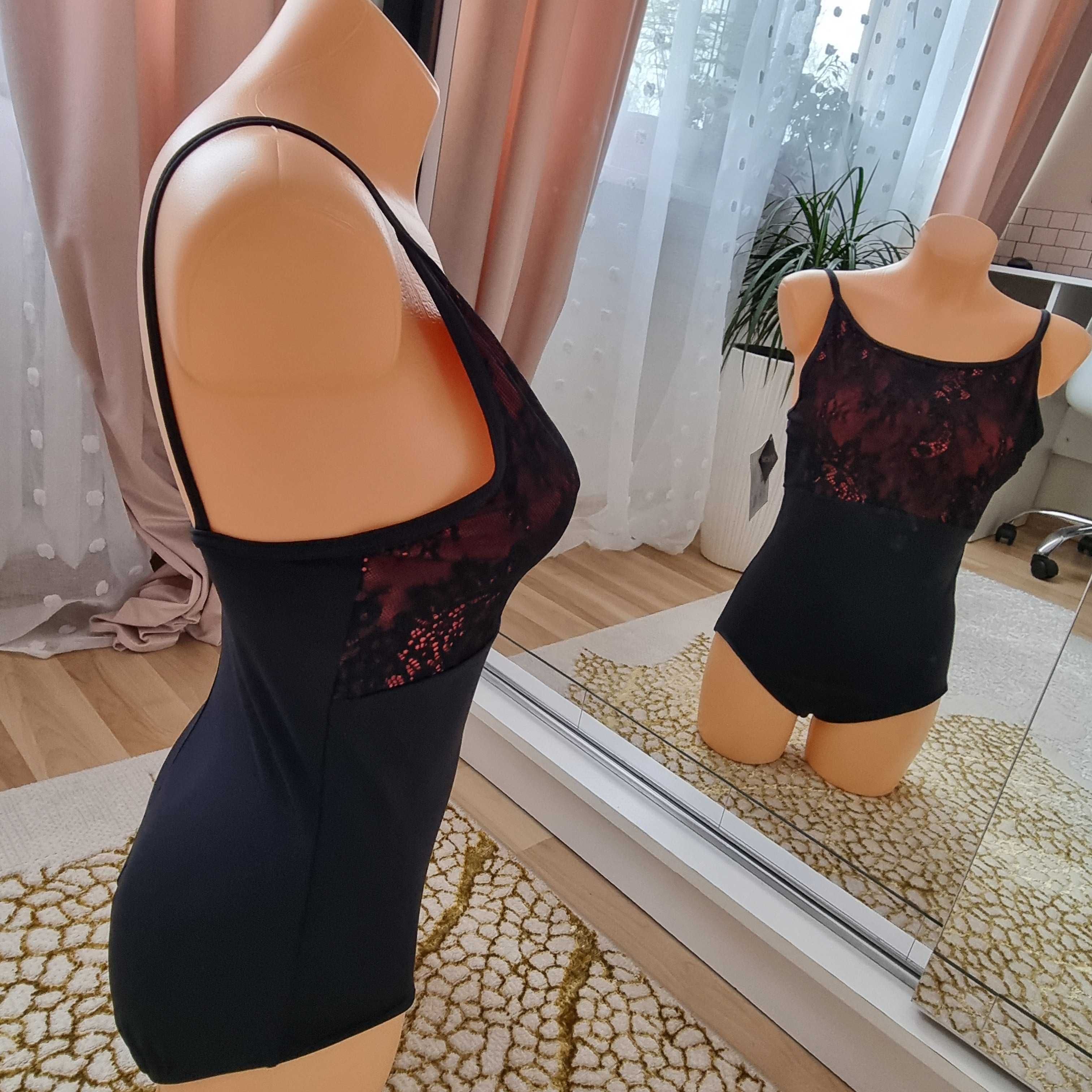 Body trykot damski Ainsliewear do tańca baletu jogi gimnastyki rozm L