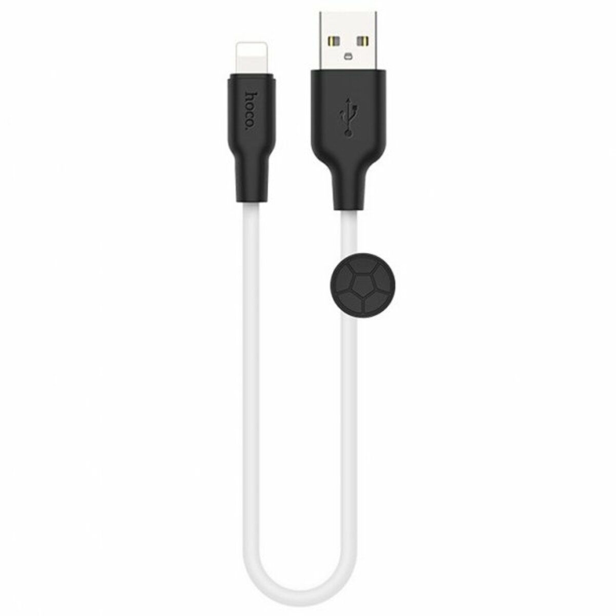 Кабель Айфон для Power Bank Швидка Зарядка USB-iP 25см Hoco X21 Plus