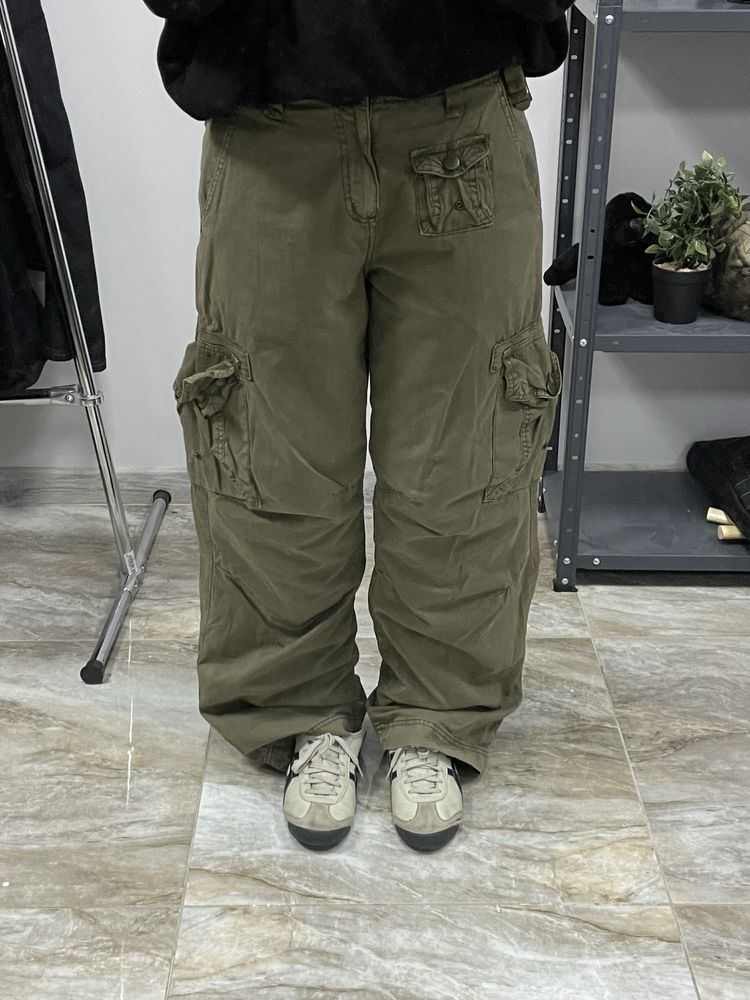 Широкі карго штани y2k baggy rap pants широкие штаны реп как big boy