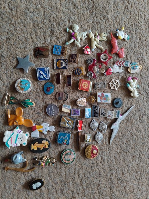 Знаки тяжёлый металл, эмаль, серебро ссср в отличном состоянии