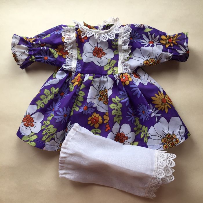 Ралные платья для куклы, пупса, одежда кукольная СССР ГДР ФРГ