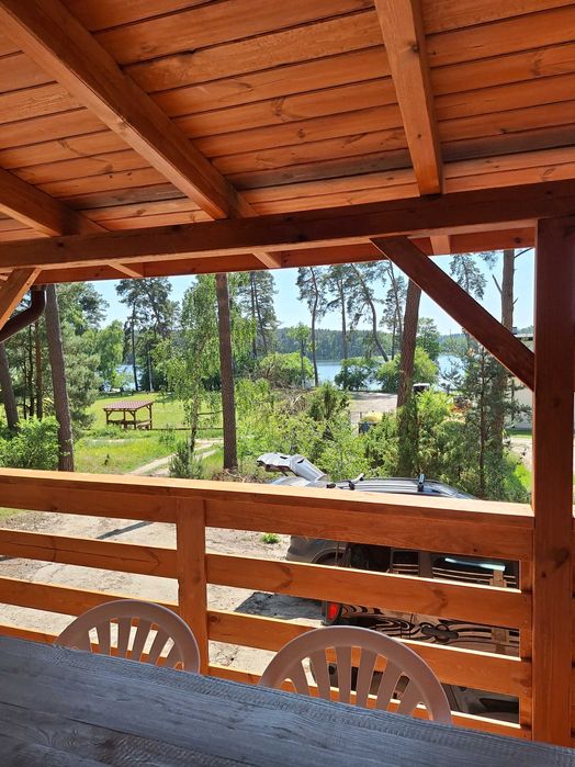 Domek letniskowy nad jeziorem Wielkie Partęczyny, Warmia i Mazury,