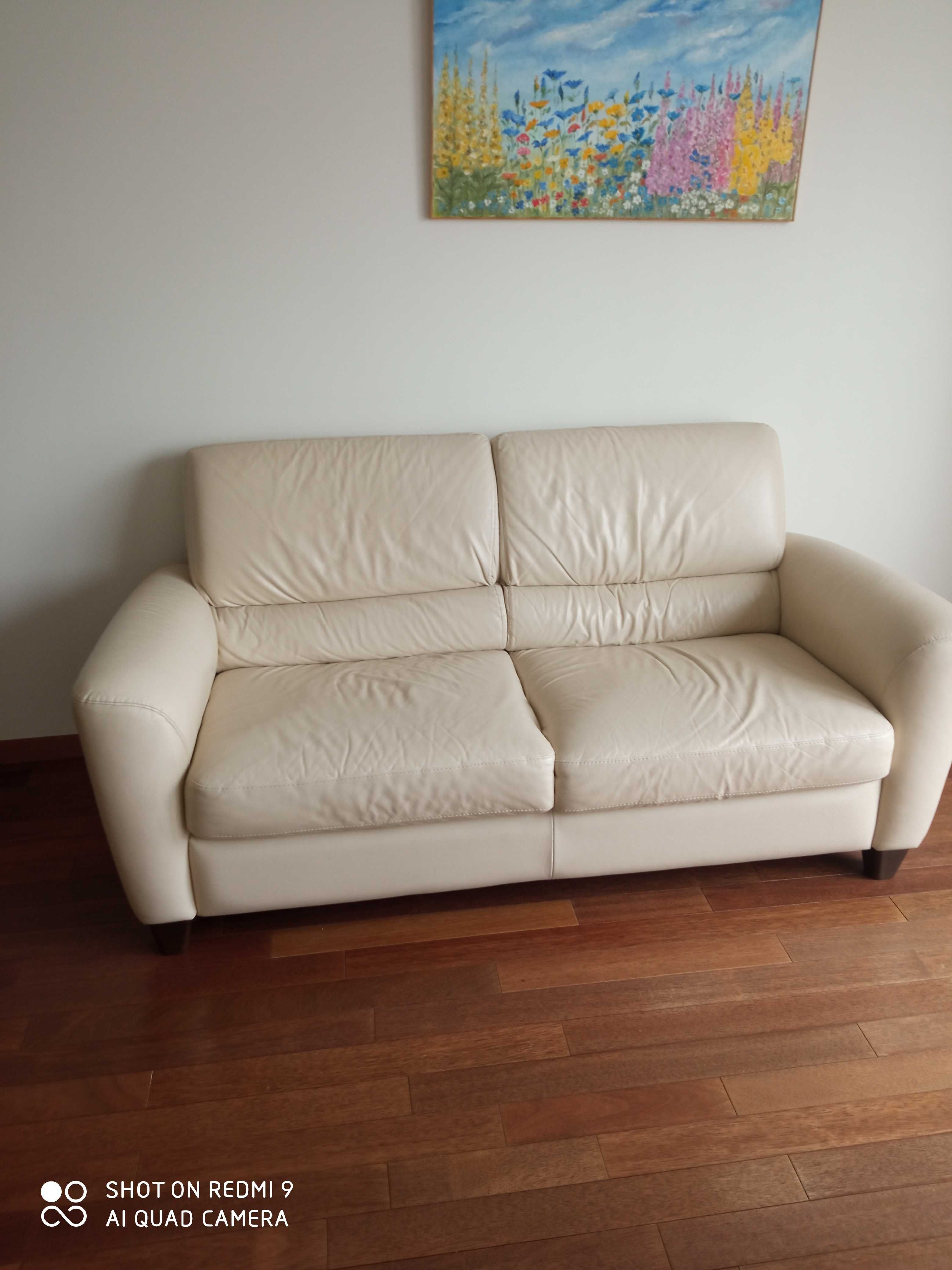 Sofa skórzana plus fotel