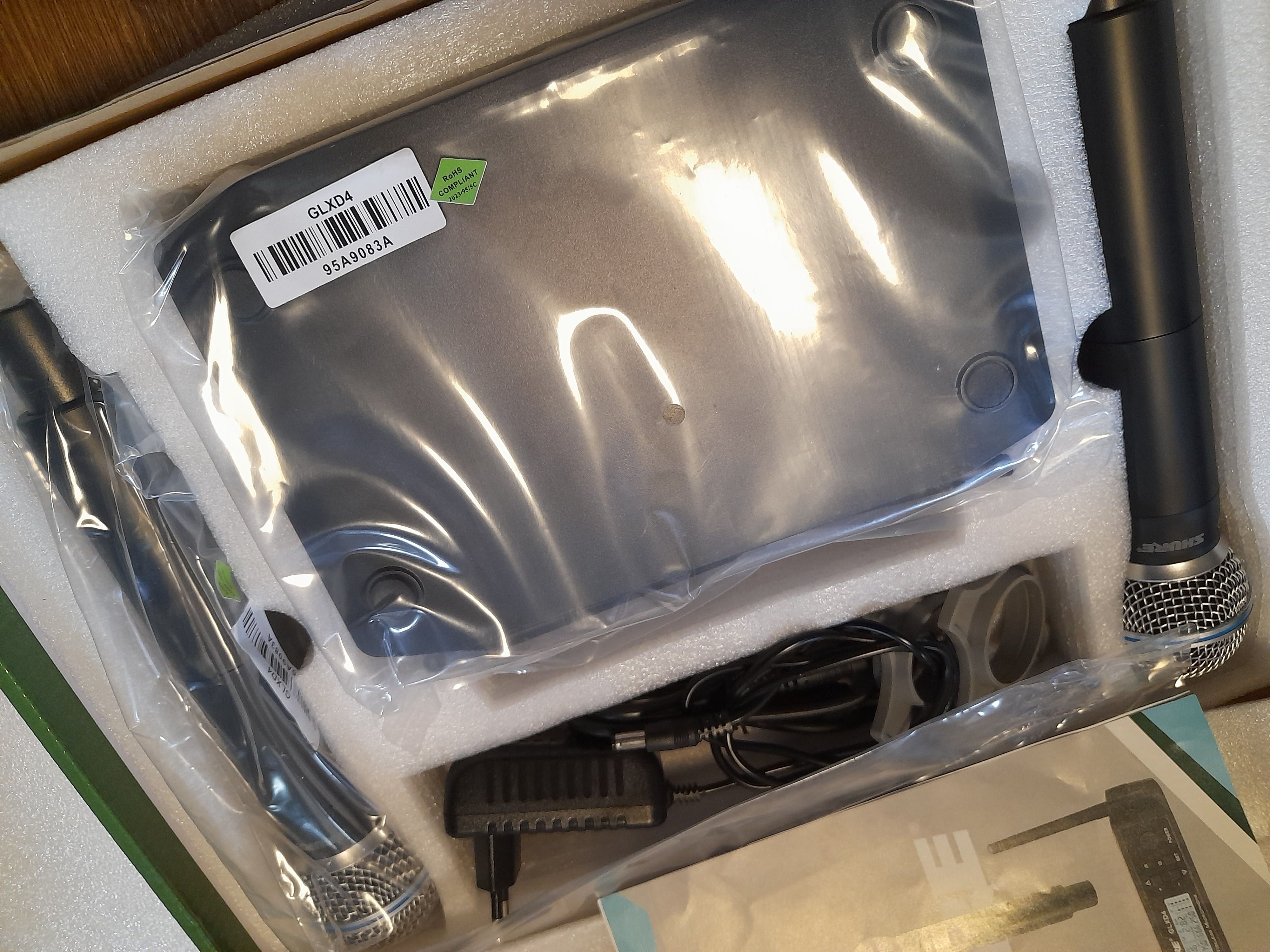 GLXD4 BETA58A Shure podwójny system mikrofonów bezprzewodowych