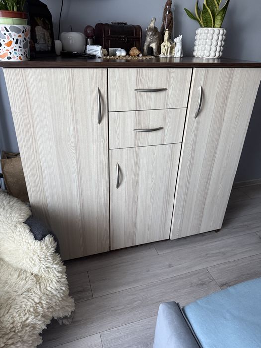 Komoda wysoka + szafa duża