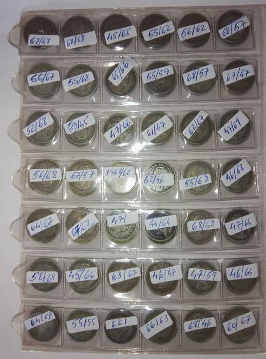 moedas  antigas 50cent avos 1 escudo + moedas do brasil 1medalha