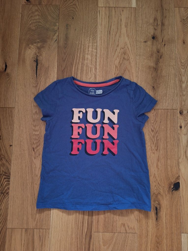Little Kids bluzka z krotkim rekawem r. 122 t-shirt