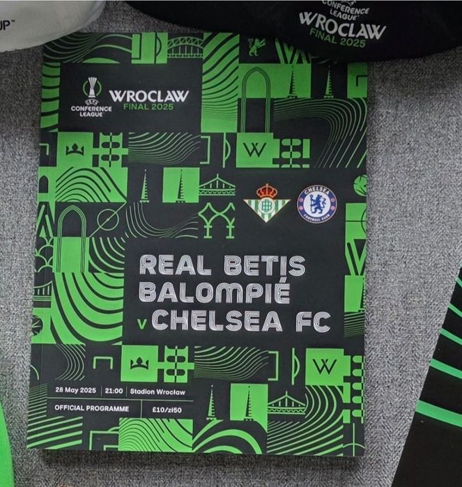 Oficjalny program finału UEFA Conference League 2025 Betis Chelsea