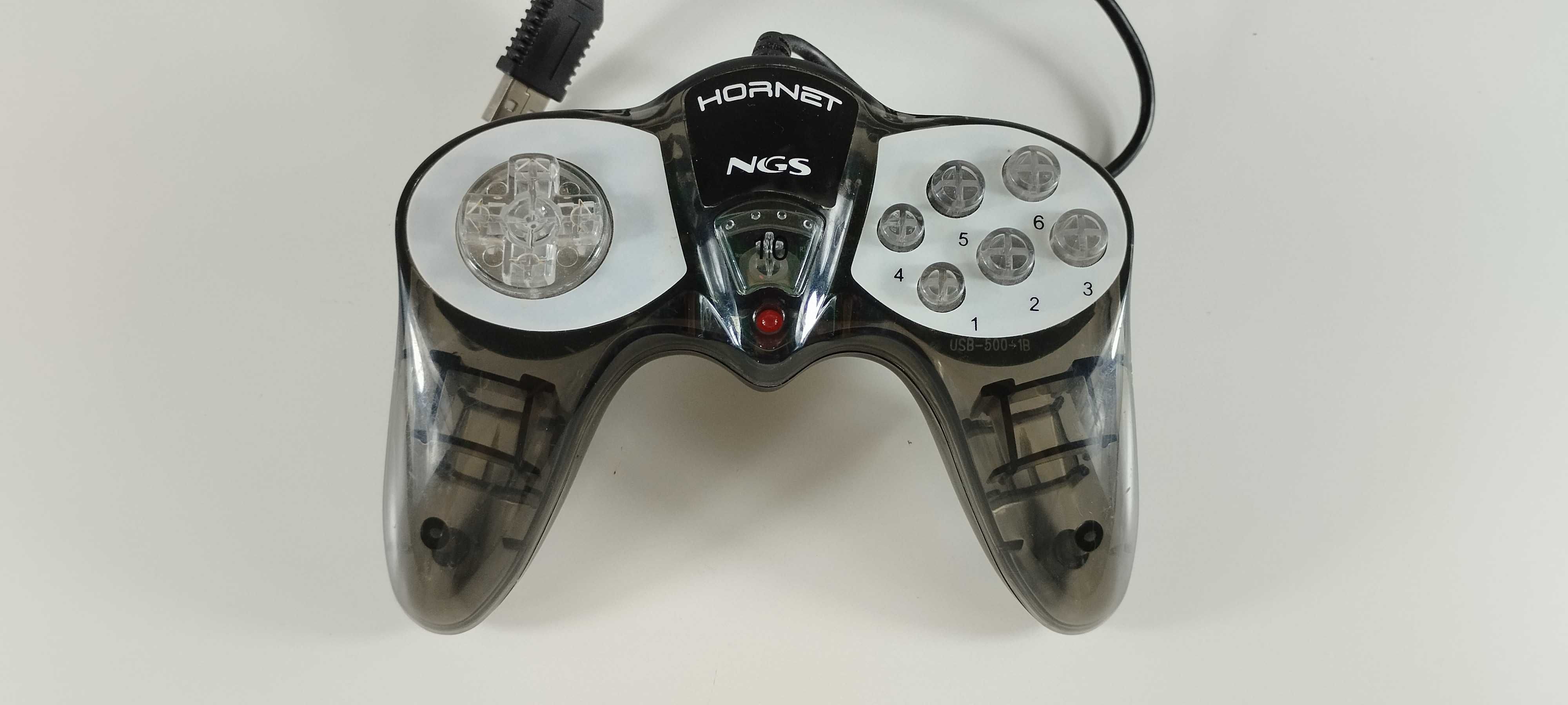 Comando NGS Hornet USB 6 botões PC PS3