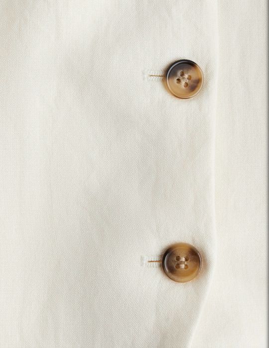 Colete com cintura cingida Mulher H&M NOVO