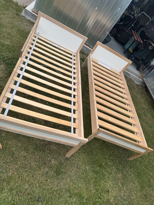 Dwa lozka Ikea drewniane 160x80