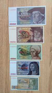 nowe kopie pięknych banknotów marki niemieckie RFN