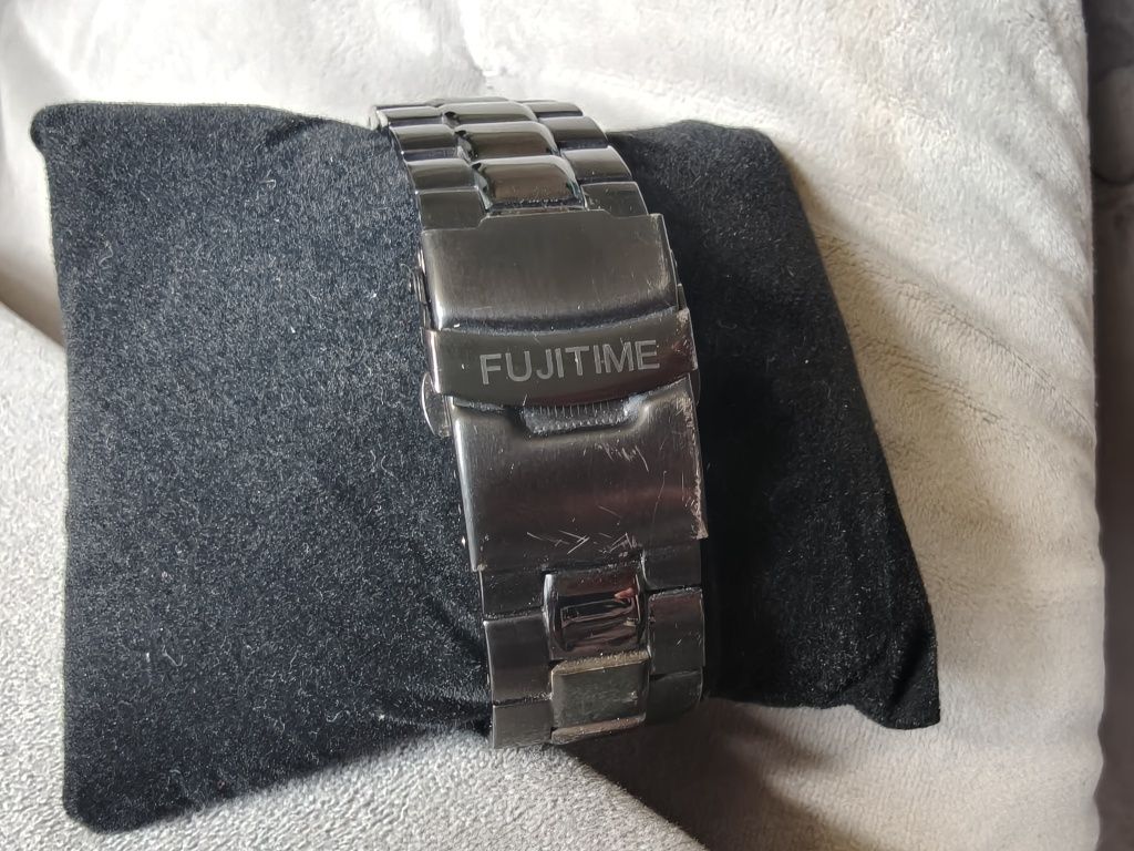 Zegarek FujiTime M7104Q Black - Chronograf, 10atm, sapphire.