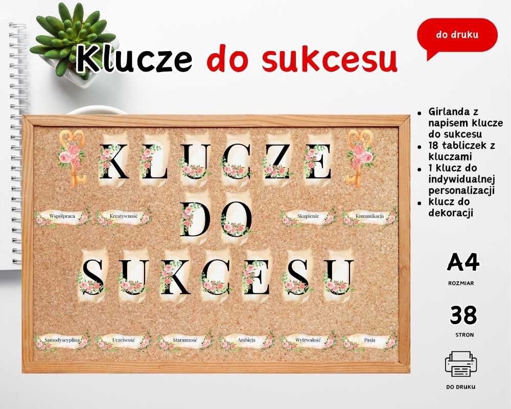 Gazetka: Klucze do sukcesu A4 PDF do druku
