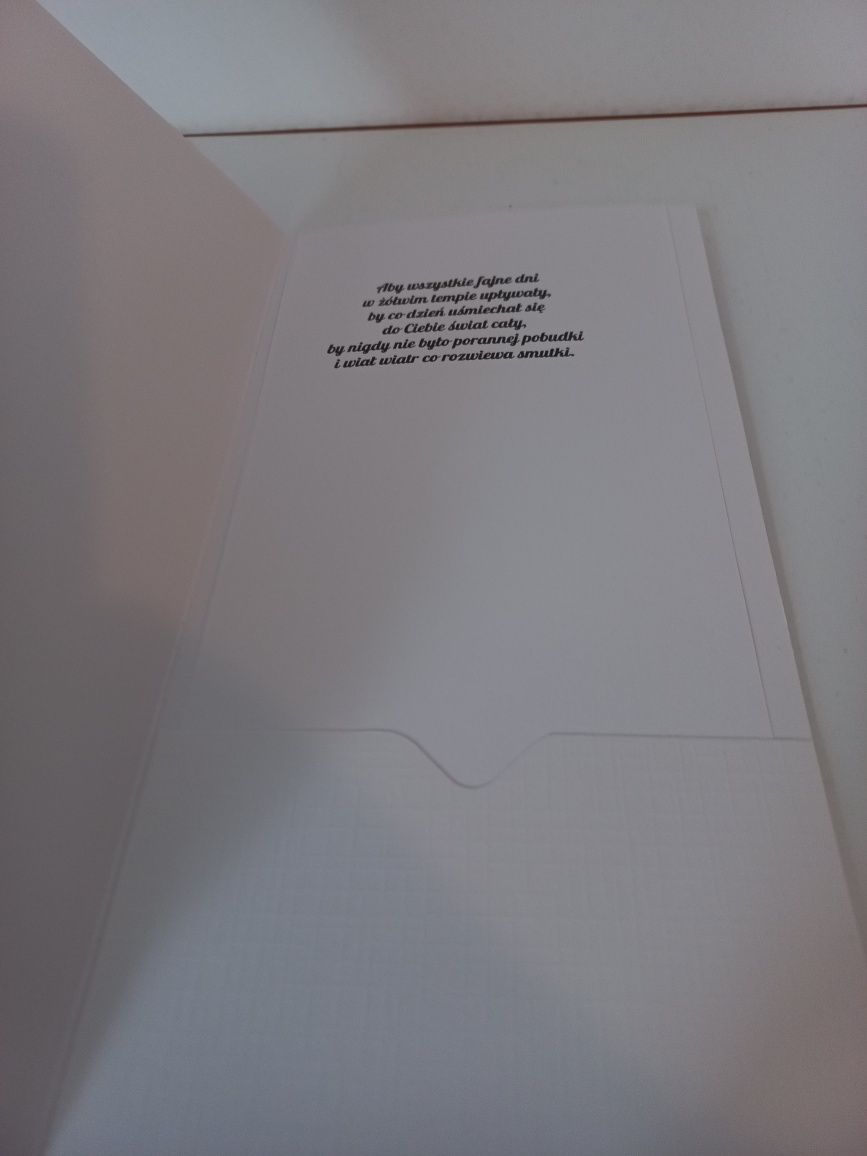Ręcznie robiona kartka na urodziny. DIY
