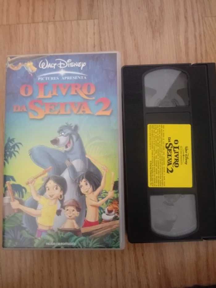 Cassetes VHS em ótimo estado