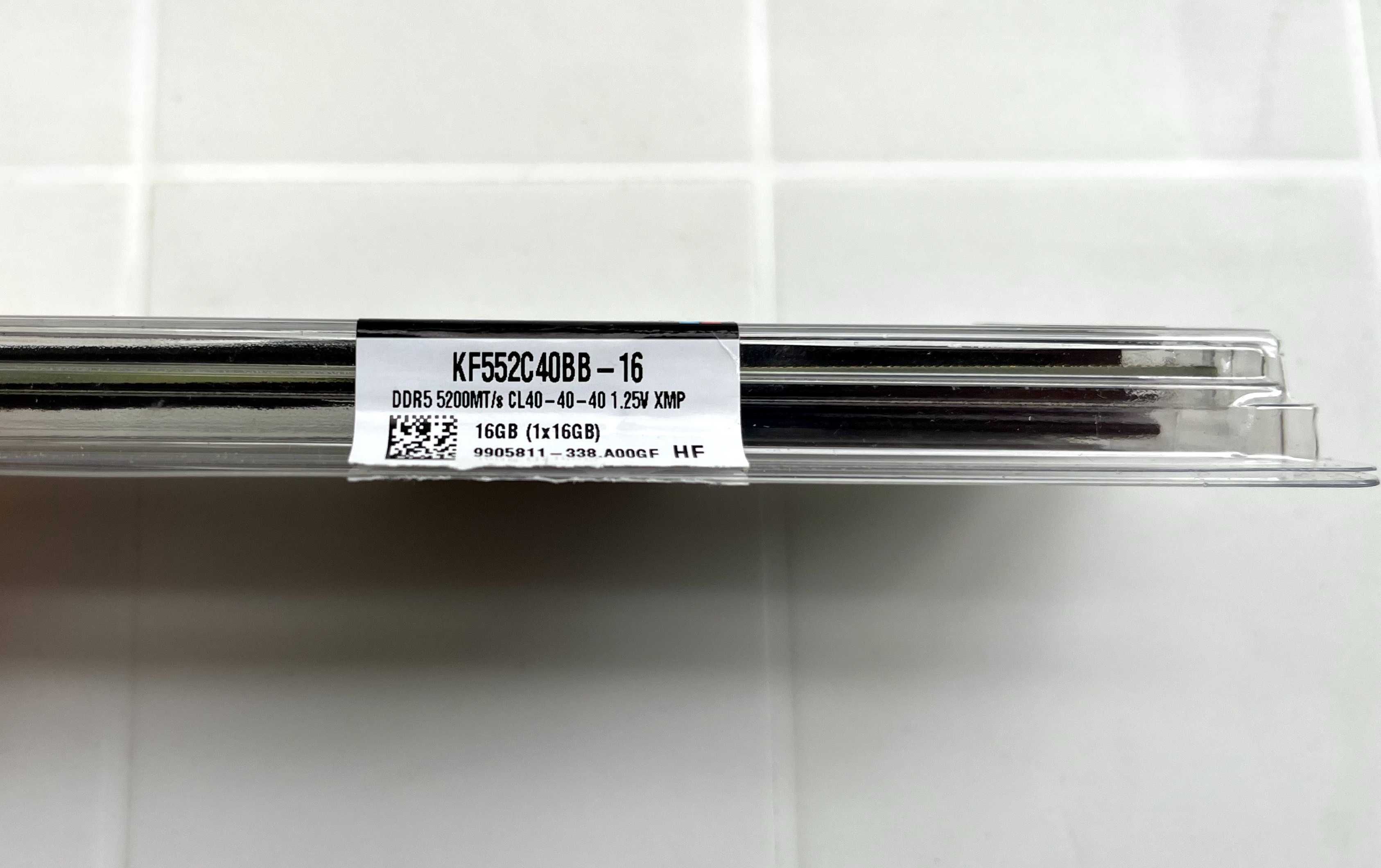 Pamięć RAM Kingston Fury 16GB DDR5 5200 MT/s CL40