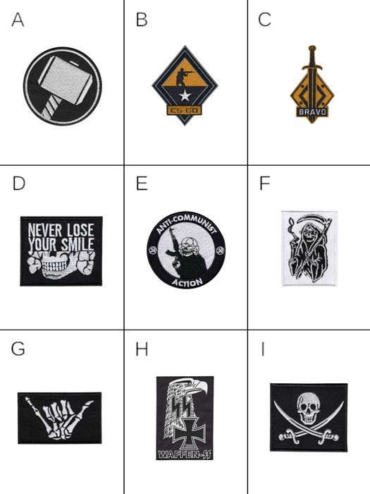 Патчі, колекціонування, шеврони вишивка, липучка