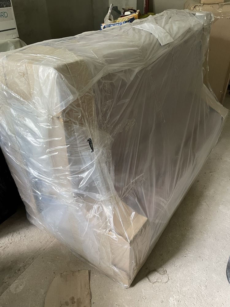 Kanapa sofa z funkcją spania kolor pudrowy róż