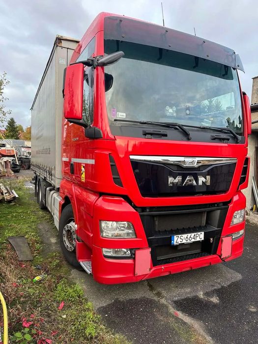 MAN TGX  MAN TGX SOLO BDF , SPREDAM , Zamiana na koparko-ładowarke  4CX