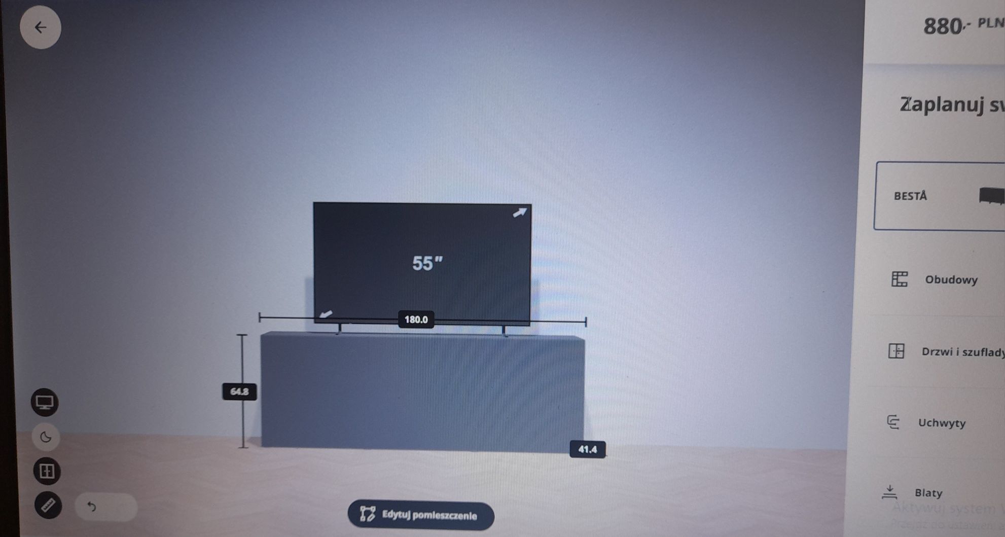 Szafka, szafka RTV, komoda Ikea.