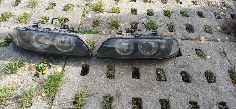 BMW e39 LIFT LAMPY PRAWA + LEWA XENON ringi LAMPA KPL