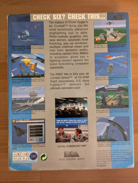 Big Box PC - " U.S. Navy Fighters " 1994