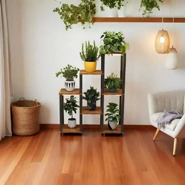 Стелаж этажерка полка в ванную кухню/ Стеллаж для цветов стойка полиця