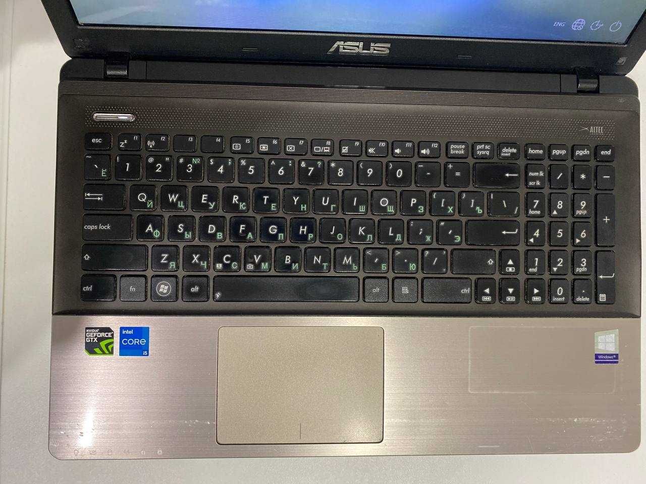 Продам ноутбук ASUS K55VM - RAM 16 GB, SSD 240GB+HDD 750 GB, i5-3210M