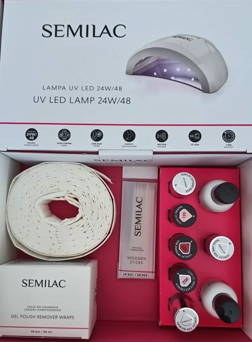 Semilac zestaw do manicure hybrydowego