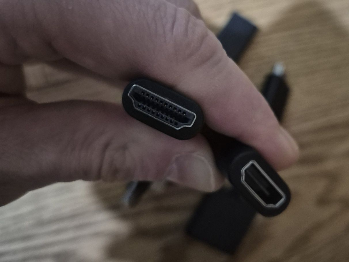 Kabel przejściówka hdmi męski-żeński