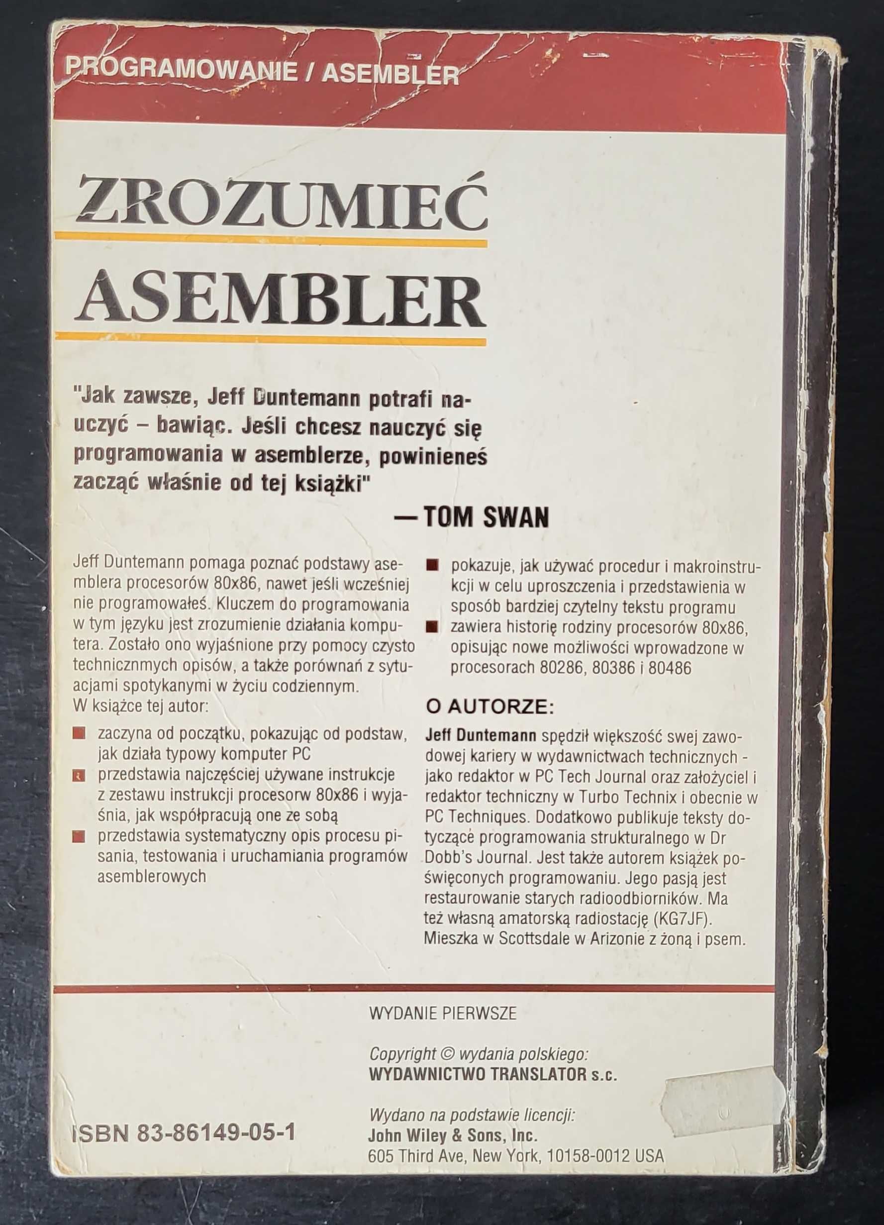 Zrozumieć Asembler Jeff Duntemann
