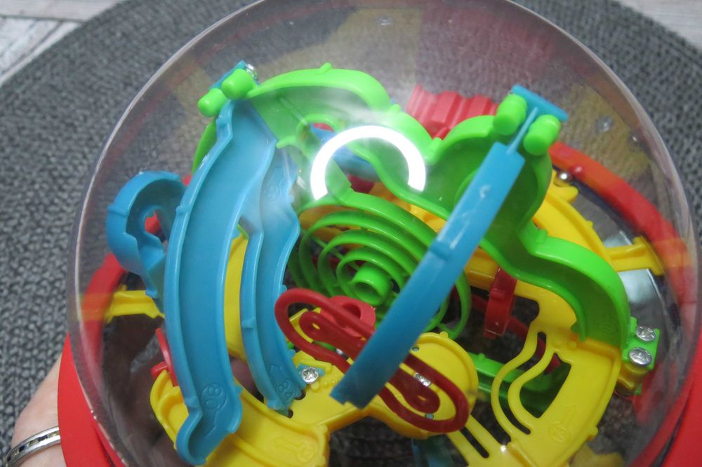 Игра мяч-лабиринт 13 см - Shantou 100 ходов