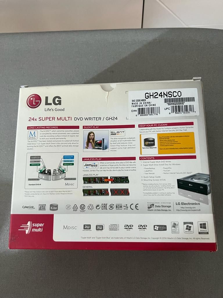 Leitor dvd novo LG 

Novo nunca usado 

Valor negociável